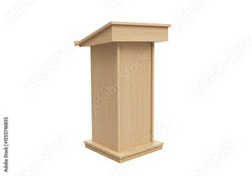Wooden Lectern: Presentation Podium for Speeches & Events