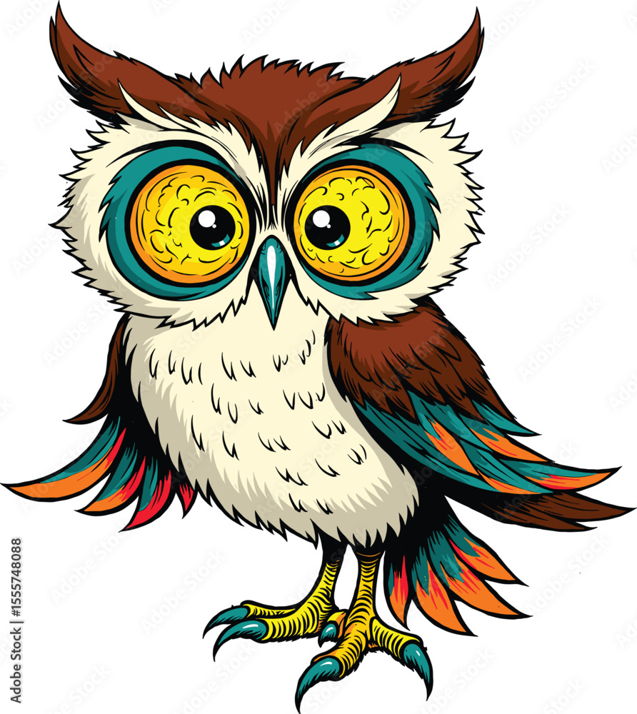 Fototapeta premium Colorful Cartoon Character Mascots | Fun & Friendly Vector