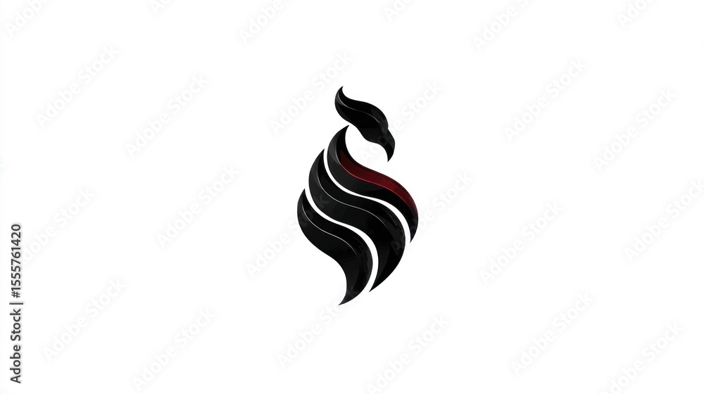 Obraz premium Abstract bird logo design