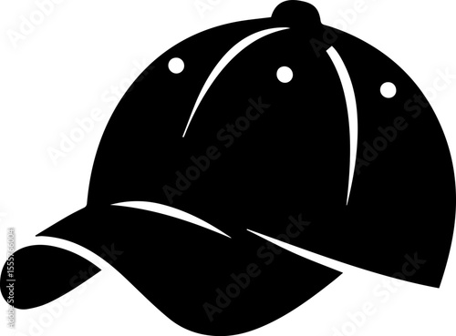 Minimalist Baseball Cap Icon