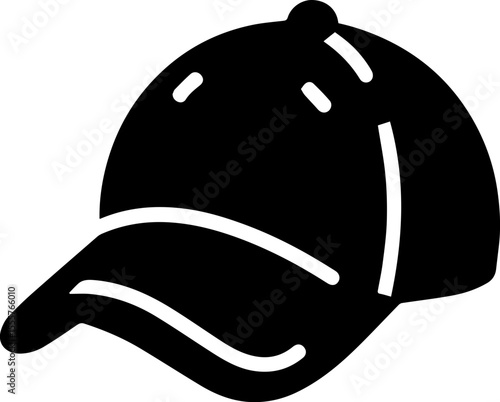 Minimalist Baseball Cap Icon