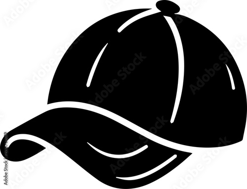 Minimalist Baseball Cap Icon