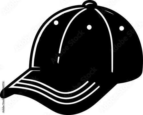 Minimalist Baseball Cap Icon
