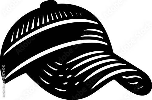 Minimalist Baseball Cap Icon