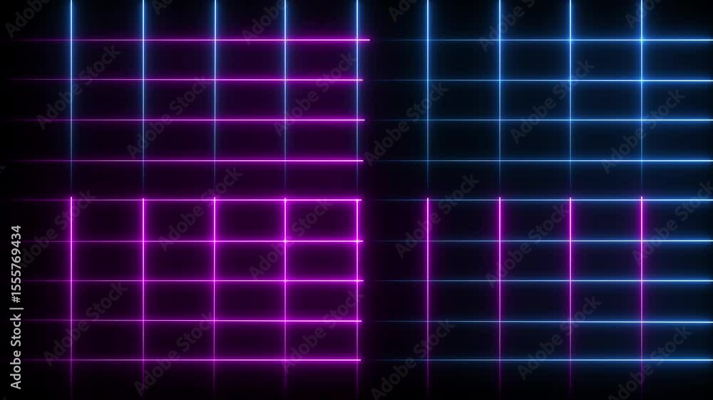 Abstract glowing rainbow color neon lines motion background. Abstract glowing rainbow color neon lines motion background.