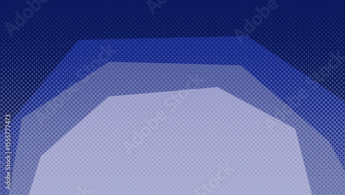 効果背景　心配　ポップ　青