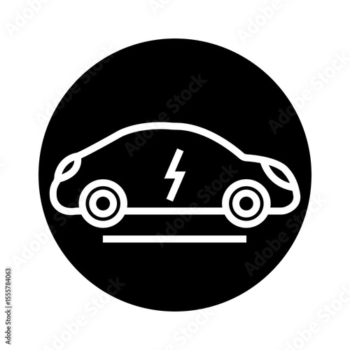 HybridCar icon Design