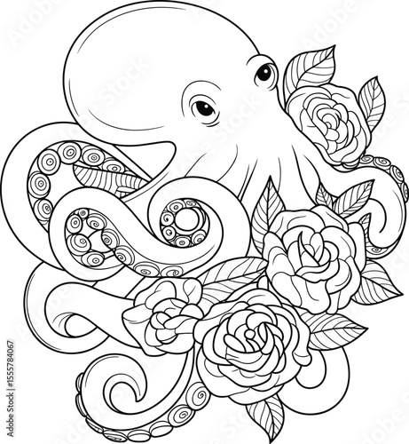 Floral ocean animals eps, Sea horse eps, Flower jellyfish eps,
Ocean Monster Metal Wall Art, Kraken Metal Wall Decor, Beach House Decor,
 Nautical Bathroom Decor, Gothic Bathroom 
