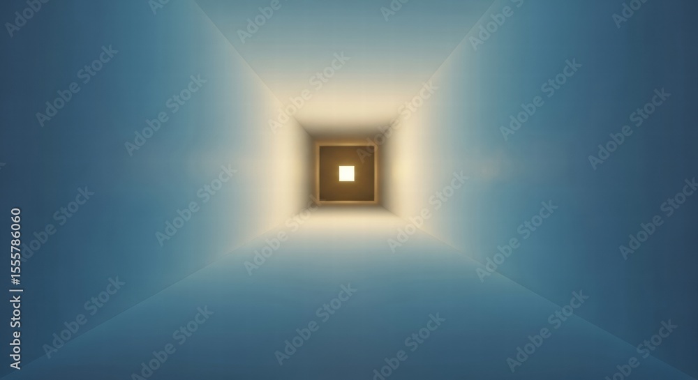 Obraz premium Hallway to the Center of a Thought