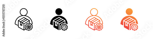 Endorsement Multiple Style Icon Set Vector 