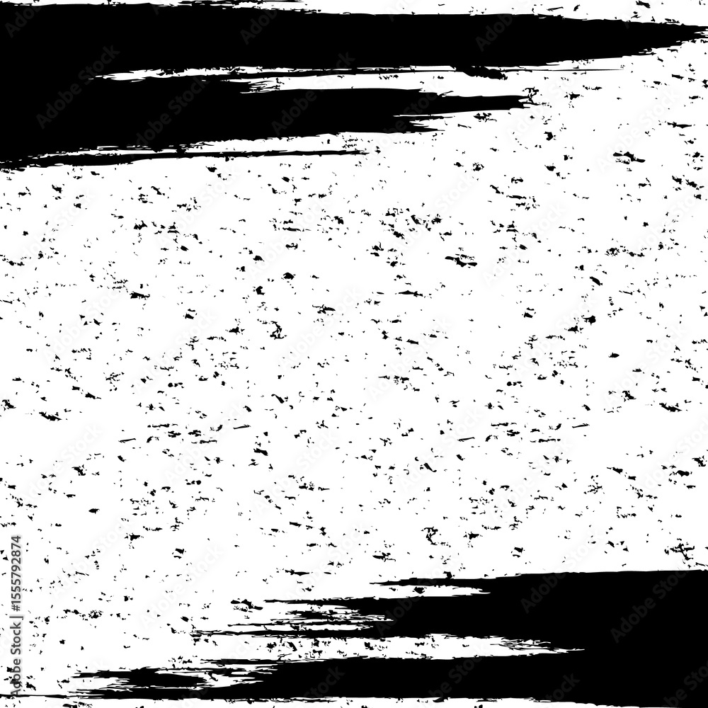 Naklejka premium Scratched grunge background. Painted with brush strokes. Background with worn, scuffed and scratched effect, made in grunge style.
