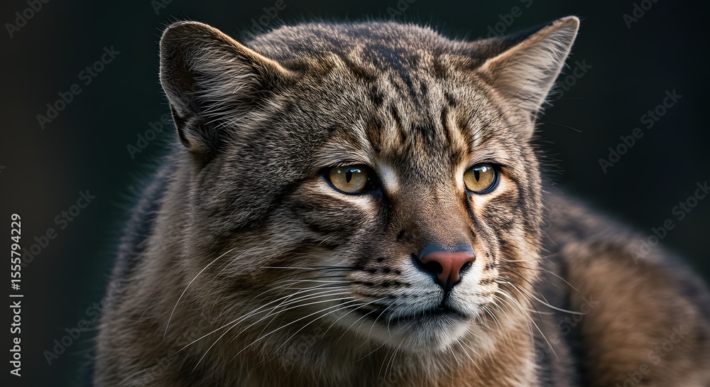 Fototapeta premium European Wildcat Close Up
