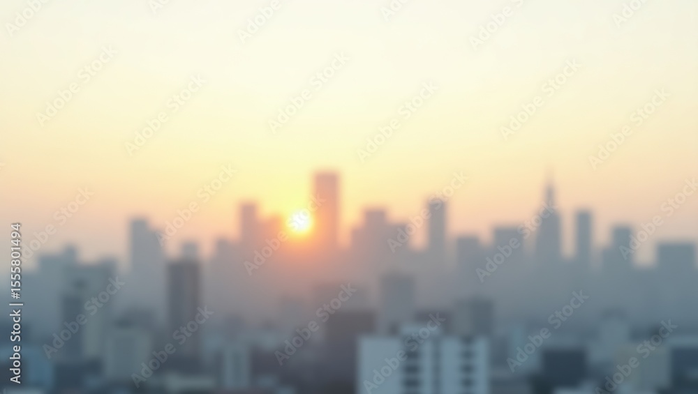 Fototapeta premium City Skyline at Sunset