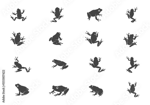 Frog svg, Tree frog silhouette, Jumping frog svg, Frog climbing silhouette, Frog silhouette, Sitting frog silhouette, Siting frog svg. 