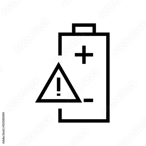 Warning battery icon