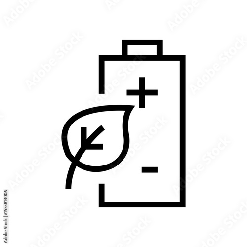 Eco battery icon
