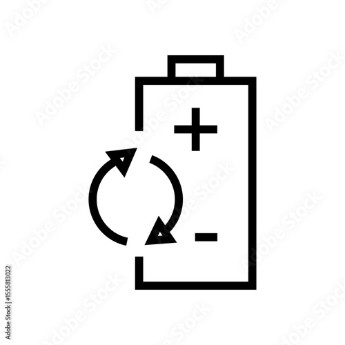 Rechargeable battery icon