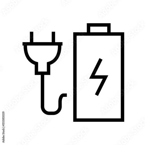 Rechargeable battery icon