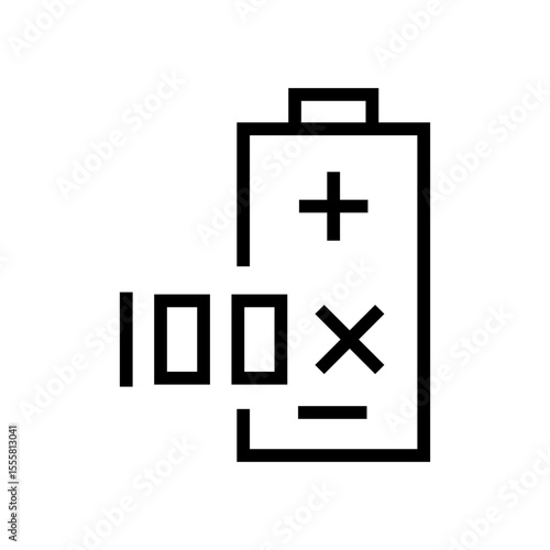 Rechargeable battery icon