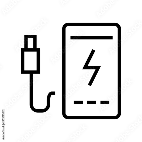 Power bank device icon