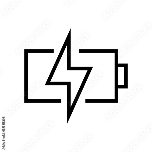 Charging battery mode icon