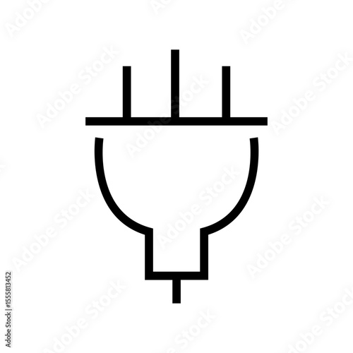 Electric socket icon