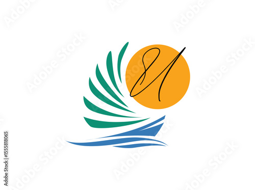 Discover our travel agency logo vector, designed to symbolize adventure and relaxation. Featuring a vibrant, inspiring U