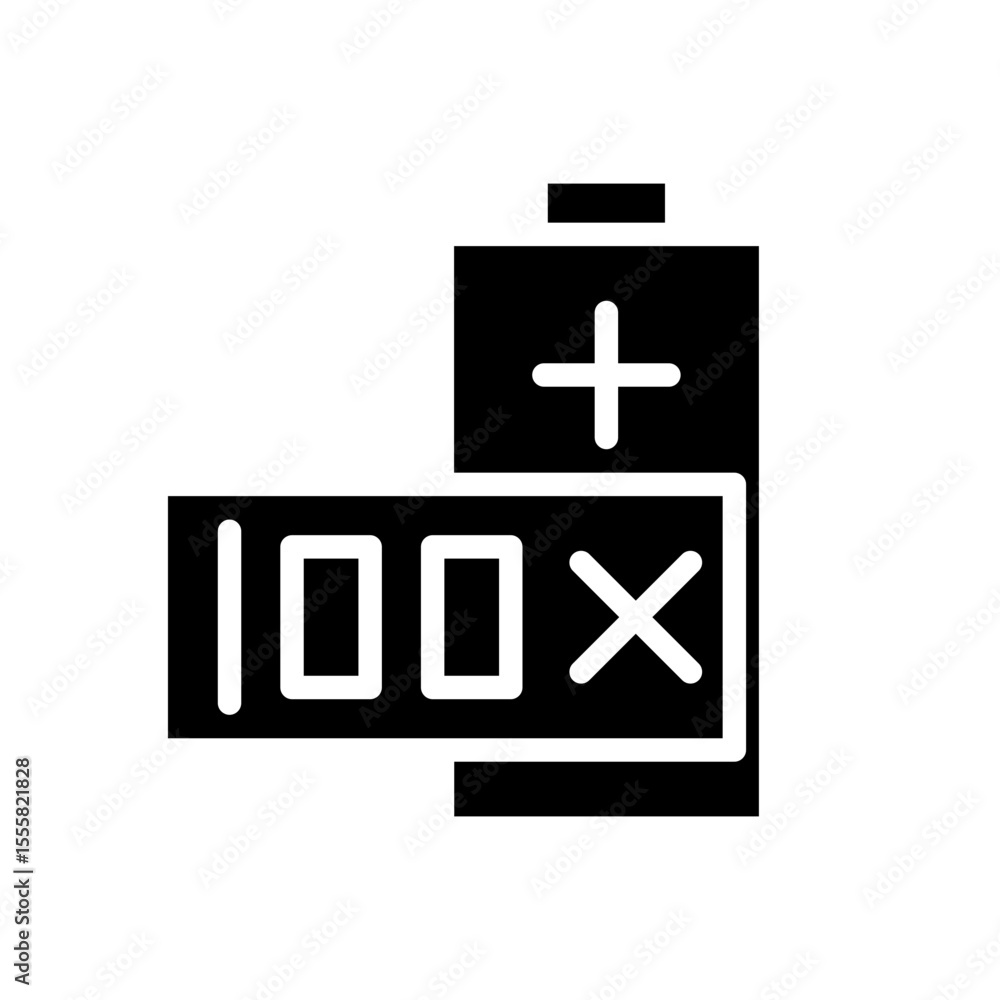 Obraz premium Rechargeable battery icon