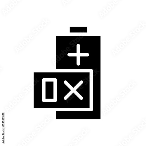 Non Rechargeable battery icon