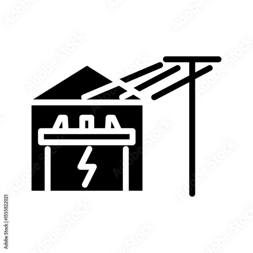 Electric distribution icon