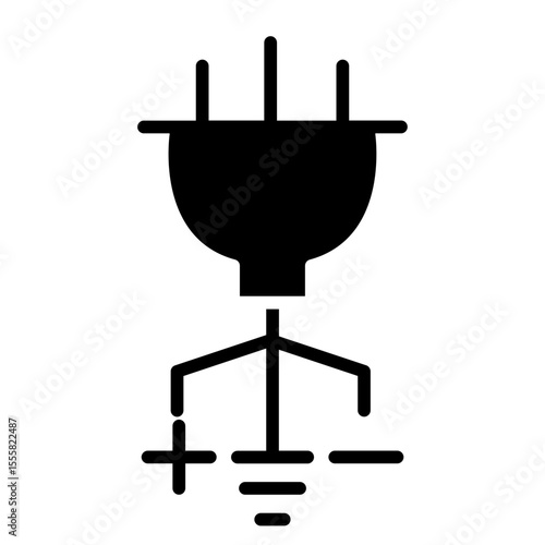 Electric socket icon