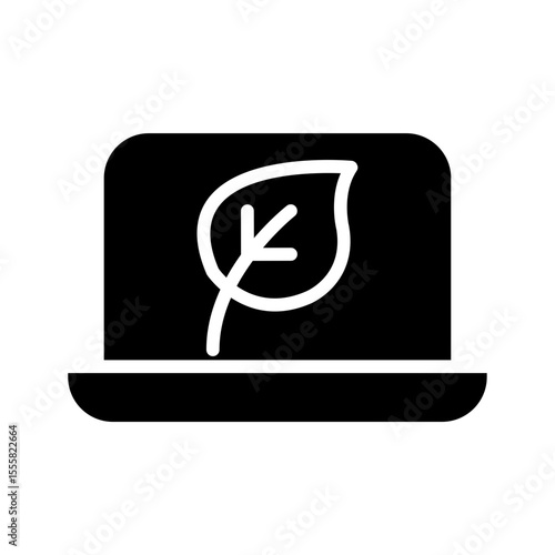 Eco computer icon