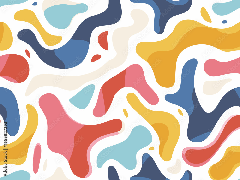 Wavy lines and rounded elements in a minimal abstract art style. Wavy lines and rounded elements in a minimal abstract art style.
