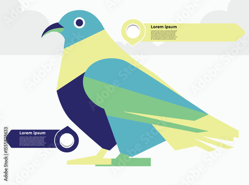 Clean and modern business infographic template designed to present data, strategy, and process flow in a visually engaging format. This vector design includes step-by-step diagrams, charts, banners, 1