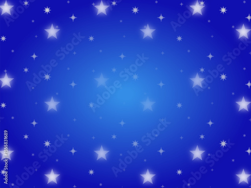夜空の星が光る背景