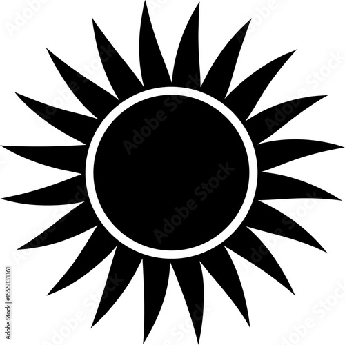 sun and flower