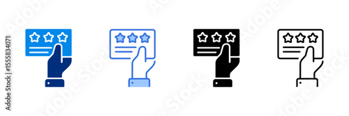 Exclusive Icon Set Multiple Style Vector Illustration