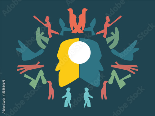 Art celebrating the International Day Against Drug Abuse and Illicit Trafficking on June 26, featuring global symbols, anti-drug messages, bold colors, and diverse people uniting against 11