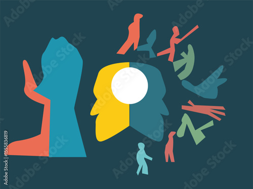 Art celebrating the International Day Against Drug Abuse and Illicit Trafficking on June 26, featuring global symbols, anti-drug messages, bold colors, and diverse people uniting against 10