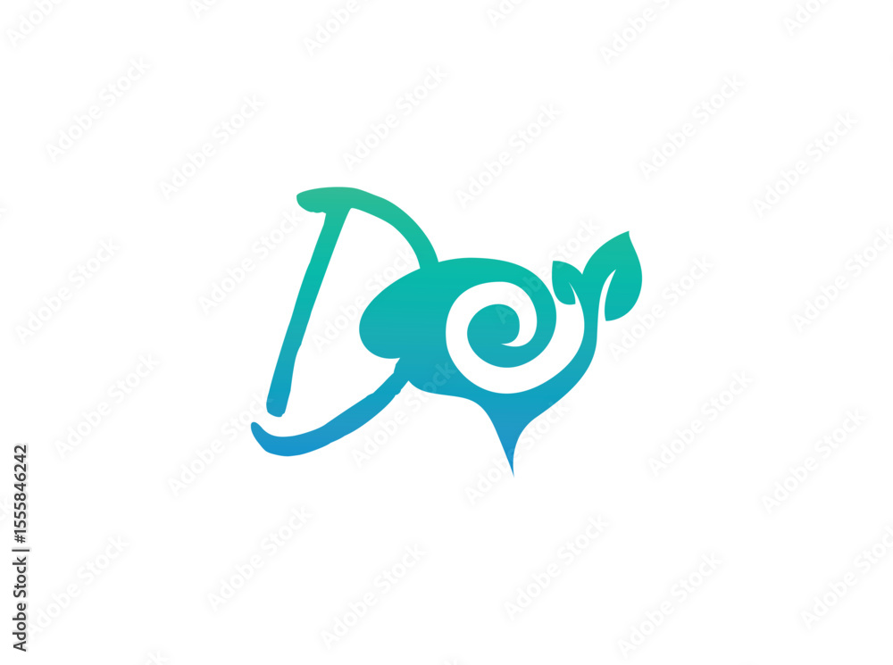 Creative nature-themed logo designs featuring stylized alphabet letters from Q to Y. Each letter integrates a green spiral motif resembling a leaf or plant shoot, symbolizing growth, sustainability, d Creative nature-themed logo designs featuring stylized alphabet letters from Q to Y. Each letter integrates a green spiral motif resembling a leaf or plant shoot, symbolizing growth, sustainability, d