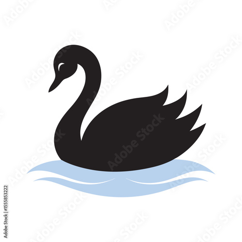 Wan Swimming On Lake Silhouette