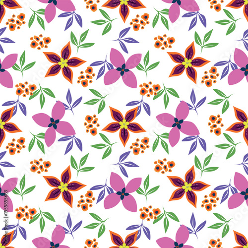 vintage floral seamless pattern. Rich with nostalgia and classic elegance, this pattern evokes the charm of a bygone era for print and textile
