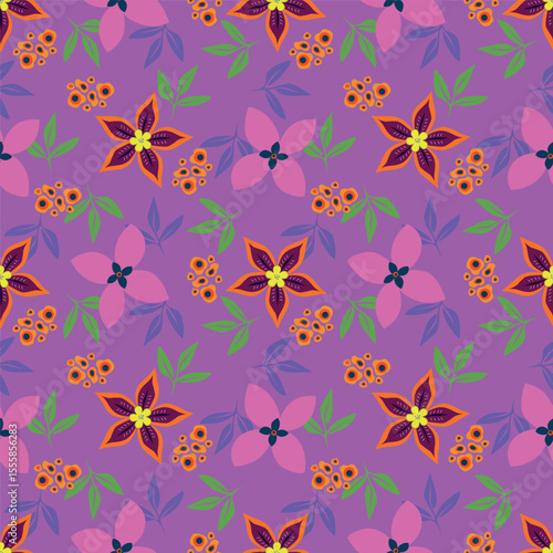 vintage floral seamless pattern. Rich with nostalgia and classic elegance, this pattern evokes the charm of a bygone era for print and textile
