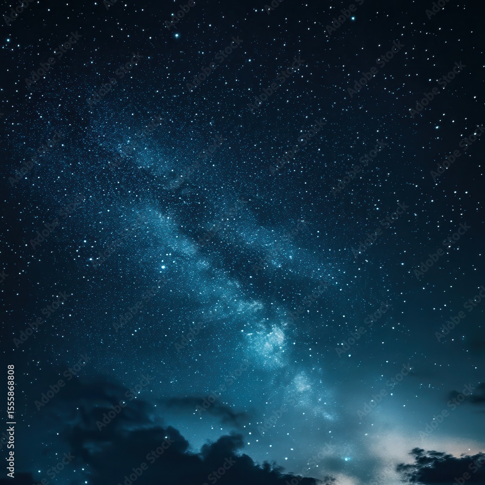 starry night sky. starry night sky.