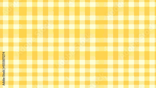 yellow gingham fabric