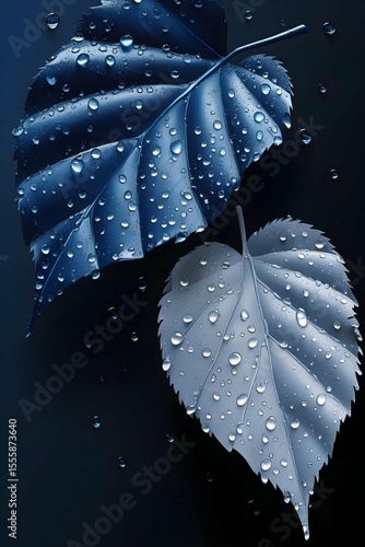 rain drops on a leaf