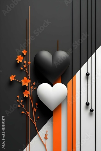 heart on the wall