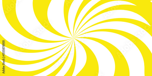 Modern seamless retro vintage burst sunrise sunbeam element spiral striped illustration. vector illustration circle light banner cartoon add design. Spiral radial striped backdrop design. 