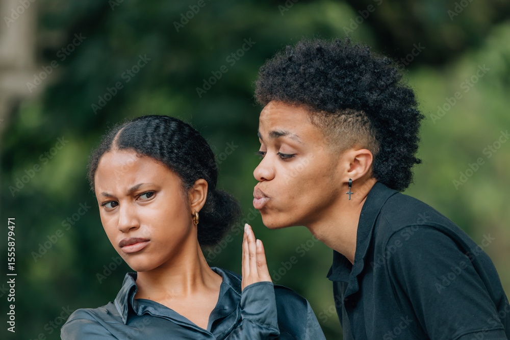 young man rejecting the kiss or doing the cobra young man rejecting the kiss or doing the cobra