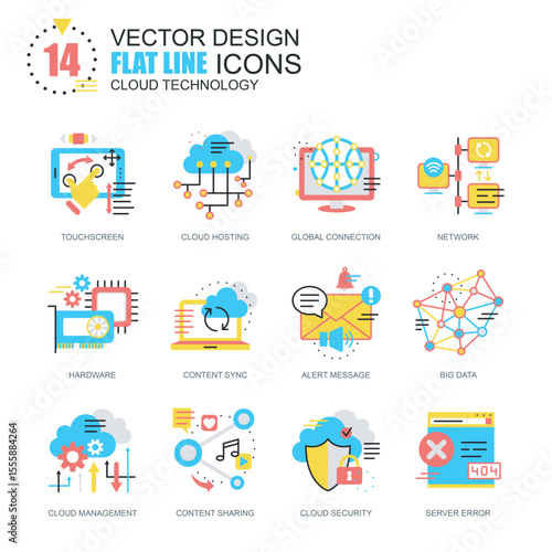 Flat Icon Set – Clean Vector Icons